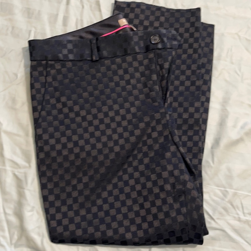Banana Republic Hampton tuxedo pants size 14 black